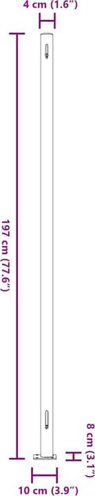 Image du produit vidaXL Seitenmarkise (6 m)