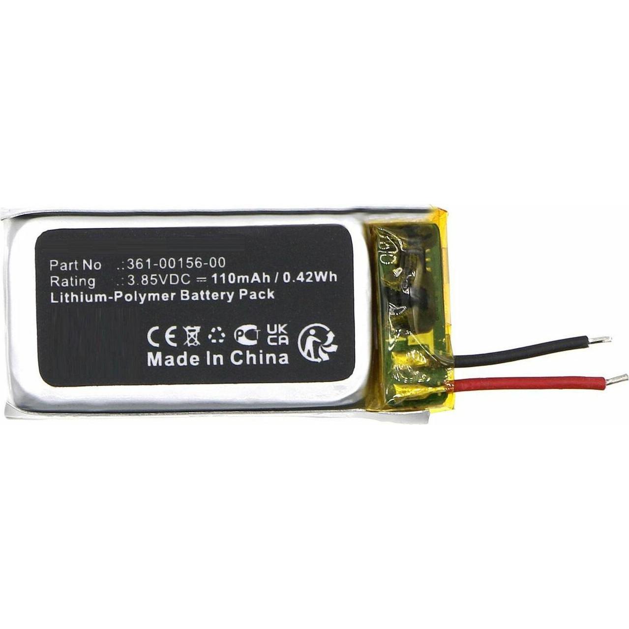 CoreParts Battery 3.85V 110mAh 0.42Wh, Smartwatch Zubehör, Schwarz