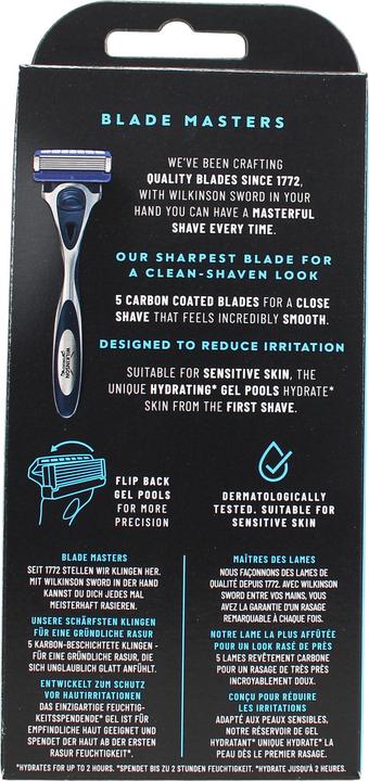 Immagine prodotto Wilkinson SET Spada Uomo Hydro5 Protezione della pelle Regular maszynka do golenia z wymiennymi