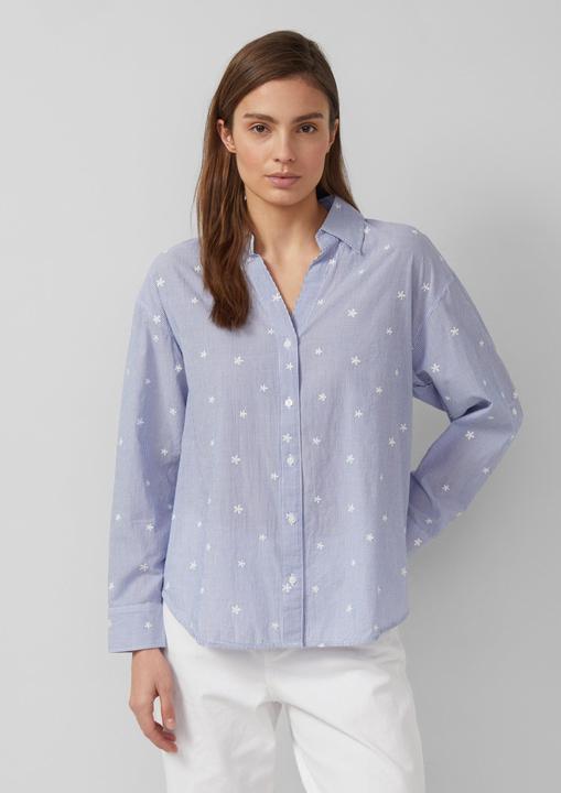 Immagine prodotto s.Oliver Bestickte Baumwollbluse mit Turn-up (38)