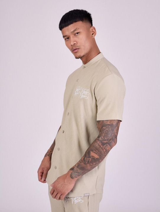Immagine prodotto Project X Paris Camicia a maniche corte con colletto Mao (M)