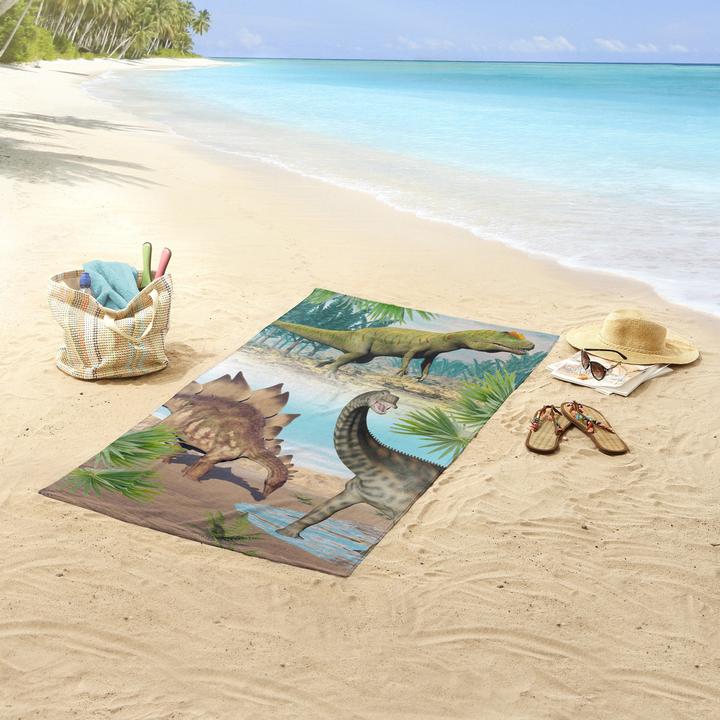 Actual product image Good Morning Strandtuch "Dino" (75 x 150 cm)