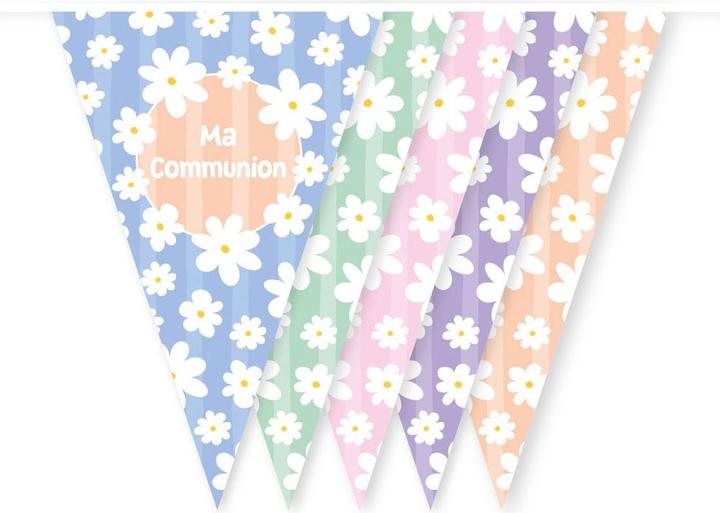 Produktbild Globos Europe Gänseblümchen-Wimpelkette zur Mutterkommunion - 10 m