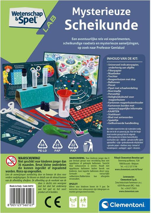 Immagine prodotto Clementoni Scienza e gioco - Chimica misteriosa