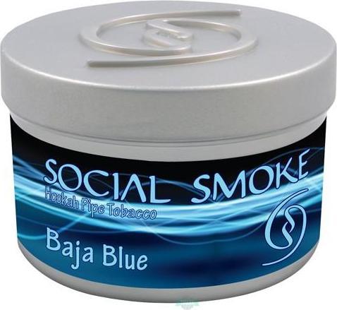 Social Smoke Baja Blue 100g (Blaubeere, Himbeere, Traube)