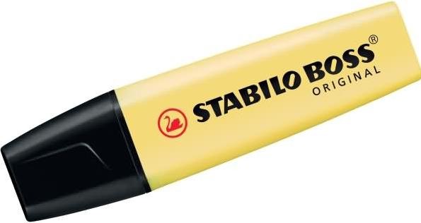 Produktbild STABILO BOSS ORIGINAL Pastel Textmarker (Gelb, 5 mm, 1 x)
