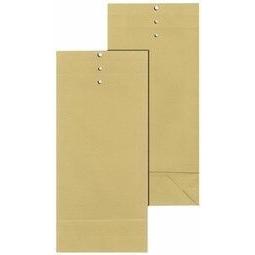 Mailmedia, Versandtasche + Luftpolstertasche, Musterbeutel 2x gerillt, 3x gelocht, 120 g-qm Falte 50 mm, Natron braun, E...