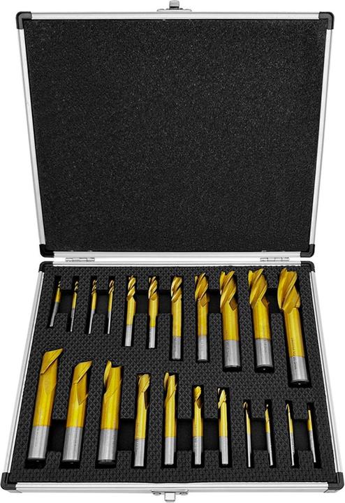 Produktbild Paulimot Schaftfräser-Set 22-teilig titanbeschichtet