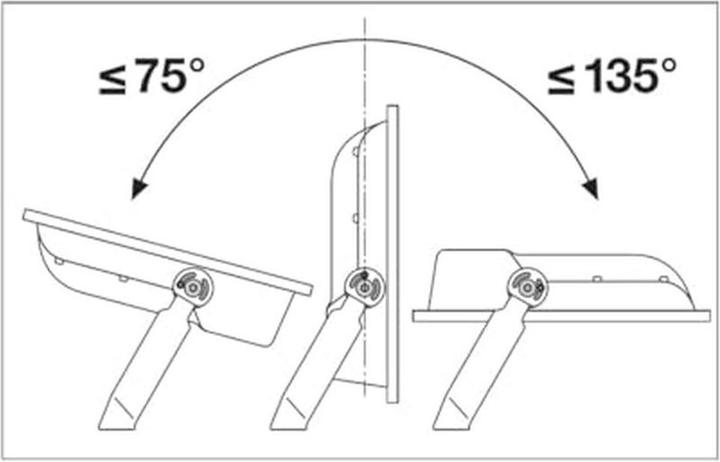 Produktbild WatioWave LED-Projektor 165 W, 4000 K, 20.000 lm für grosse Innen- und Aussenbereiche (20000 lm)