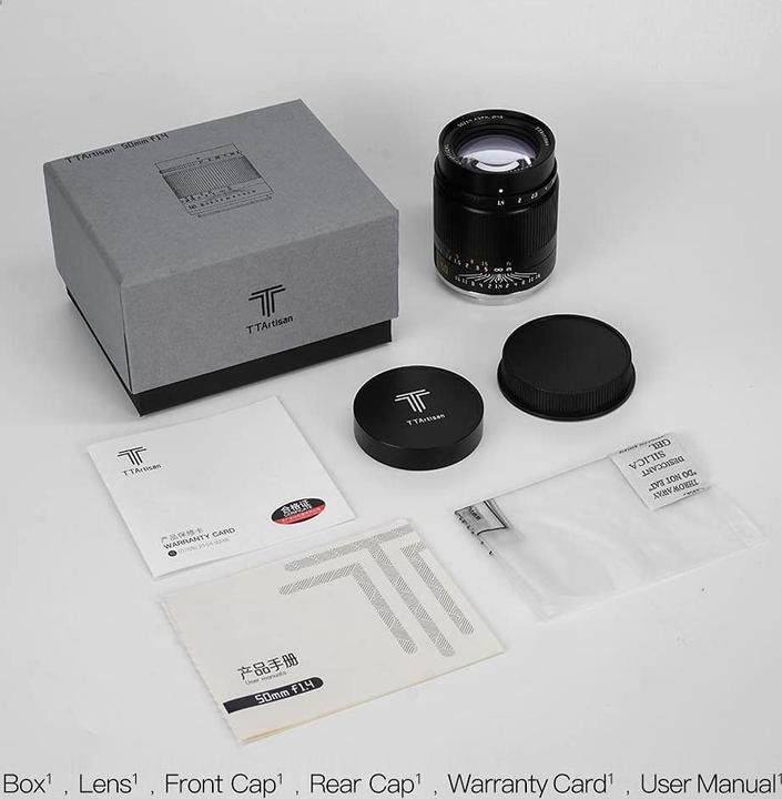 Actual product image TTArtisan 50mm/F1.4 Leica M Mount (Leica M, full size)