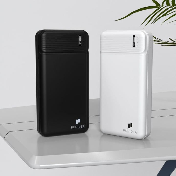 Actual product image Puridea Power bank powerbank 20000 mAh PD QC3.0 3A 20W Q7 black (20000 mAh, 20 Wh)