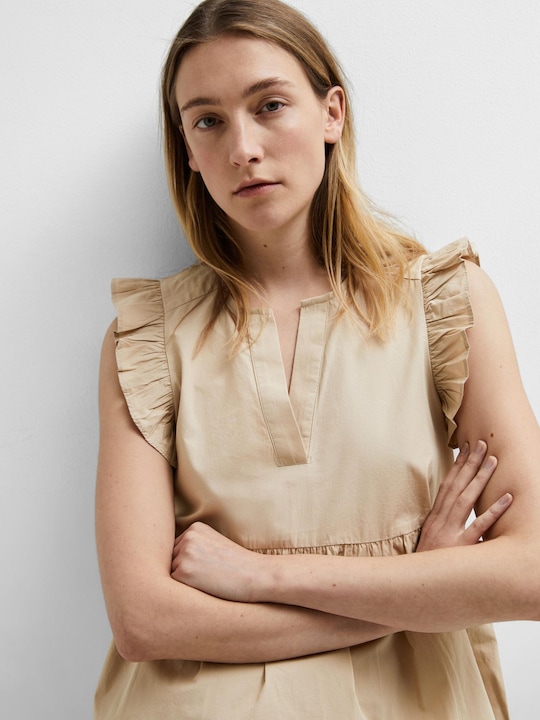 Actual product image Selected Femme Ruched top (42)
