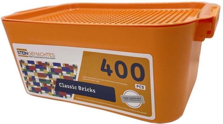 Kazi CLASSIC-BRICKS - Classic Bricks box with 400 plates in red - blue - green - white - yellow