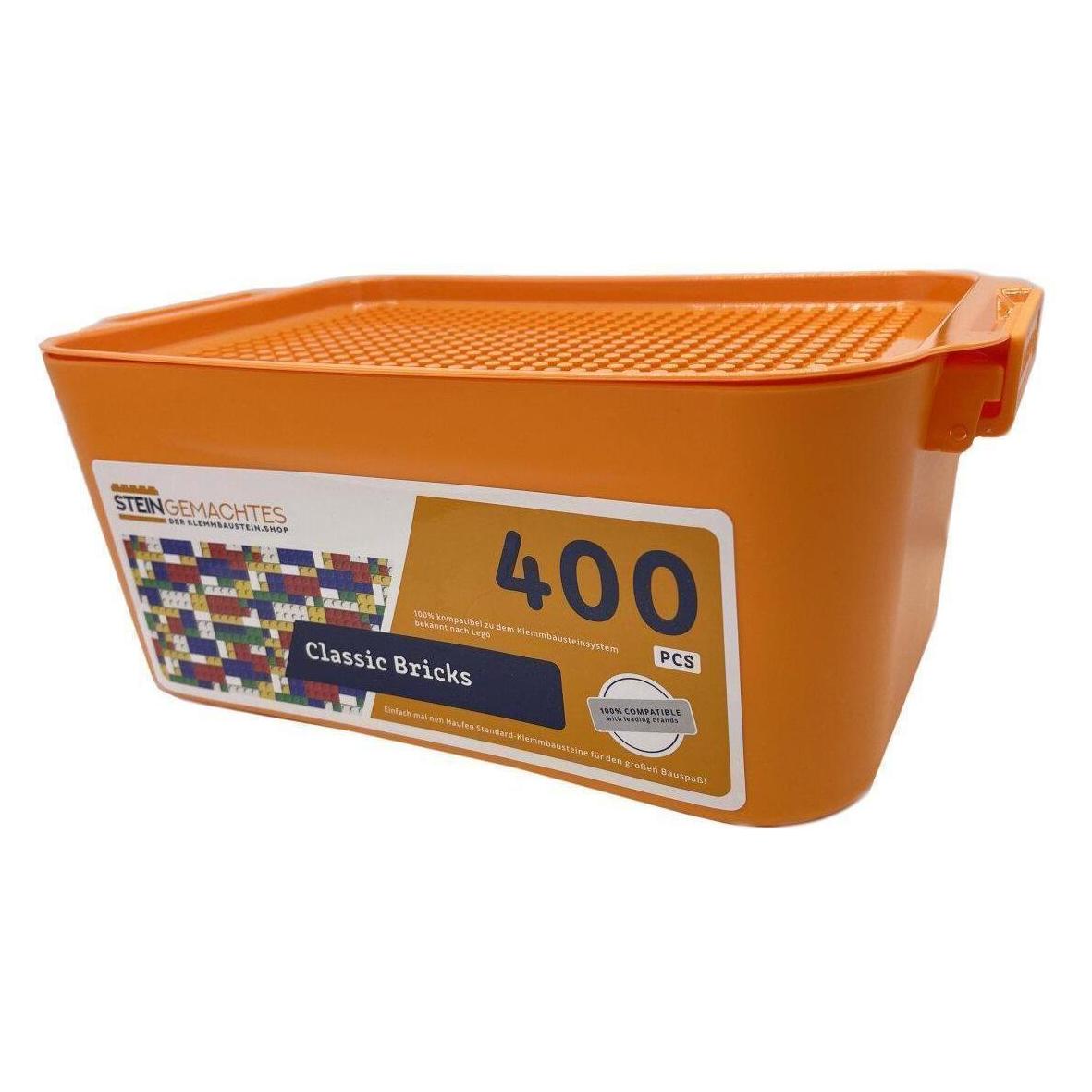 Kazi CLASSIC-BRICKS - Classic Bricks-Box mit 400 Plates in Rot - Blau - Grün - Weiss - Gelb (CLASSIC-BRICKS)