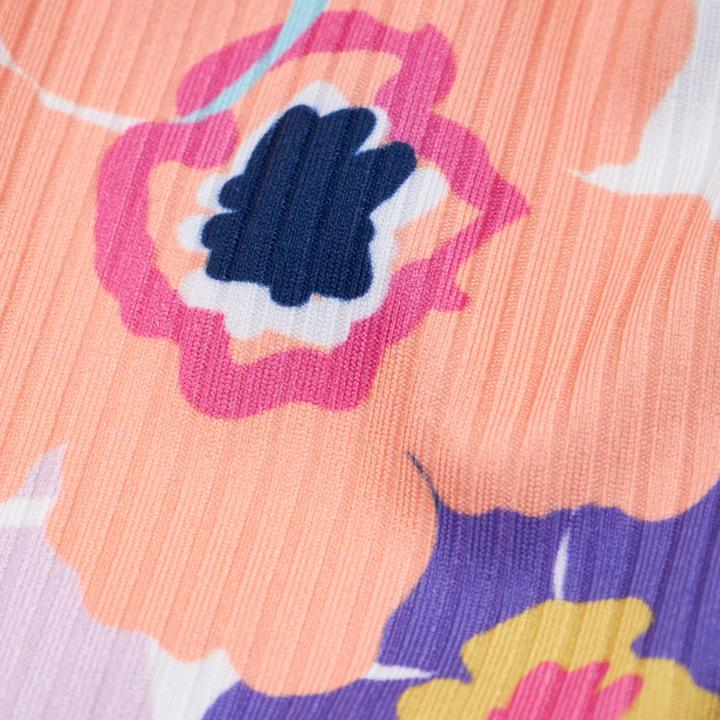 Immagine prodotto Olaian Bikini-Oberteil Mädchen Bustier geblümt verstellbar 500 Nora weiss (140)