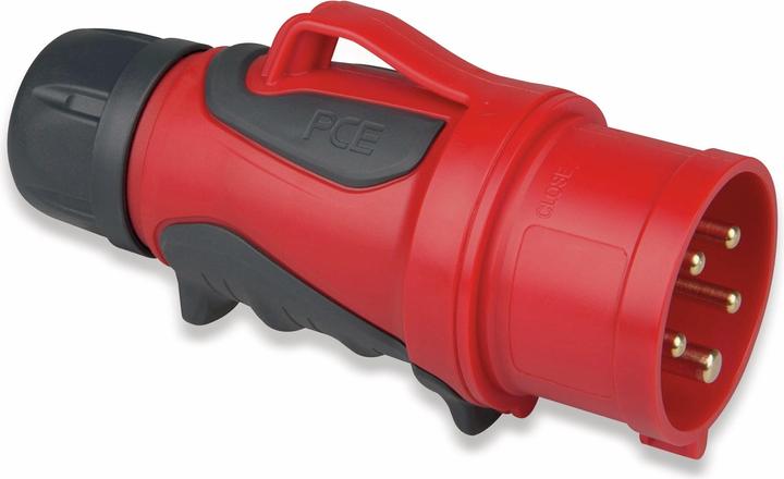 Produktbild PCE CEE Stecker 16A 5p 6h GRIP (CEE 16/5)