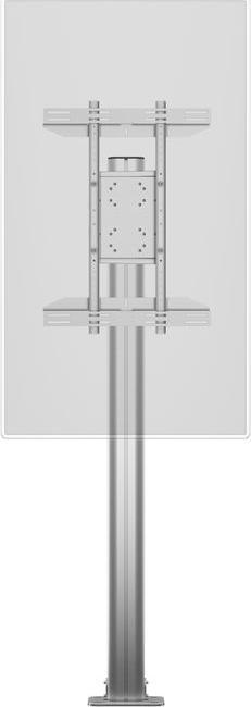 Produktbild Multibrackets M Display Stand 180 Single Silver w. Floormount (60 kg, 23" - 63")