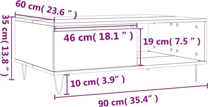 Image du produit vidaXL Couchtisch