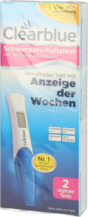 Produktbild Clearblue DIGITAL Schwangerschaftstest 2er (2 x)