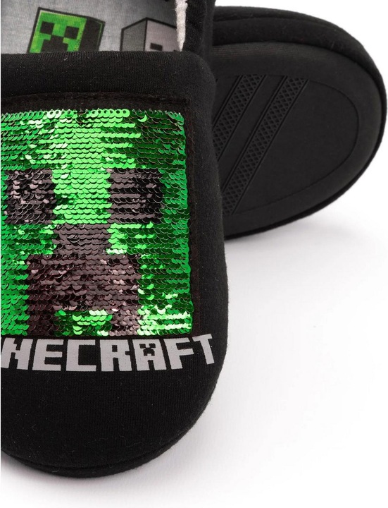 Actual product image Minecraft Boys Sequin Slippers (33)