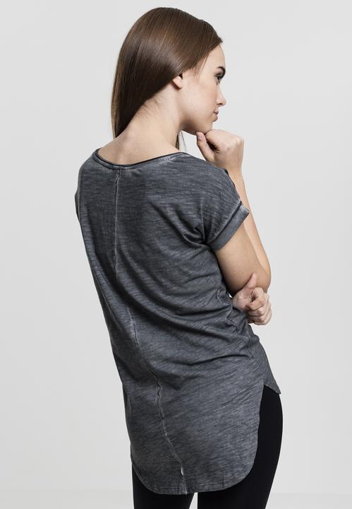 Actual product image Urban Classics Ladies Long Back Shaped Spray Dye Tee (L)