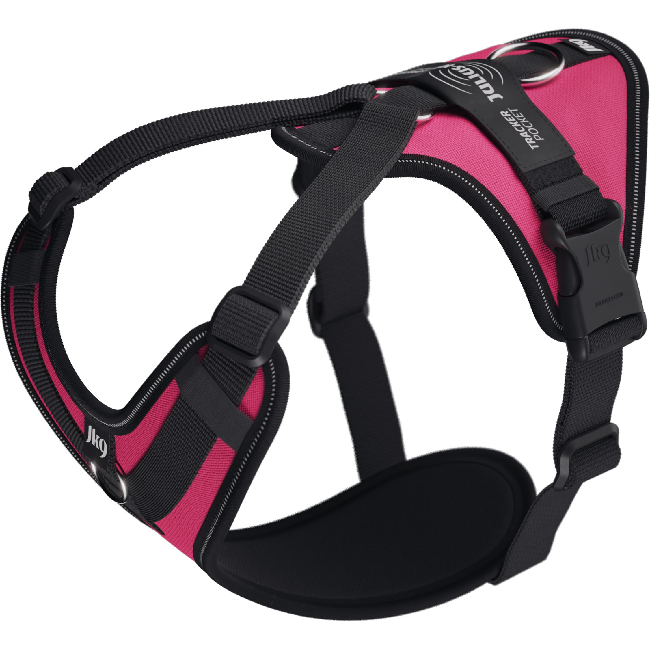 Meilleurs prix pour Julius-K9 K9 Longwalk light sele w/trackerpocket,Dark pink,M (M, Chien), Collier + laisse
