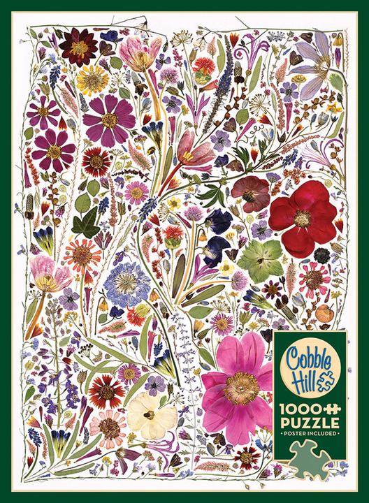 Actual product image Cobble Hill Flower press: Spring (1000 pieces)