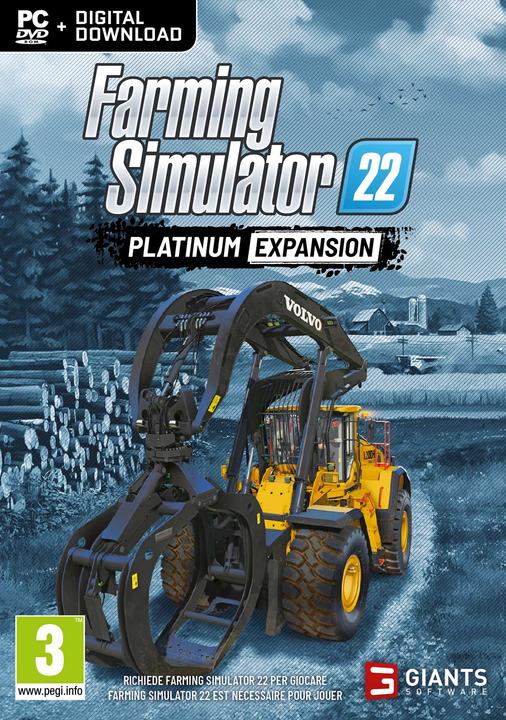 Giants Software Farming Simulator 22 - Expansion Platinum (PC, FR, IT)