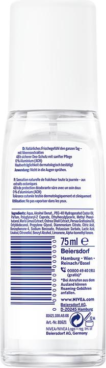 Immagine prodotto NIVEA Fresh Natural Vapo (Getto vaporizzato, 75 ml)