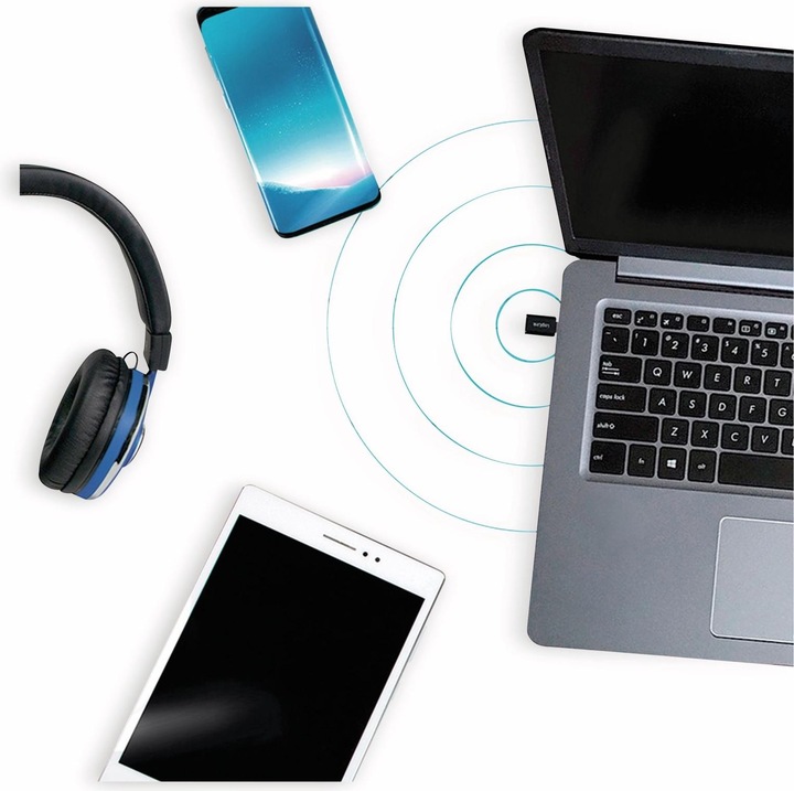 Immagine prodotto LogiLink Adattatore Bluetooth BT0048 (Trasmettitore e ricevitore)