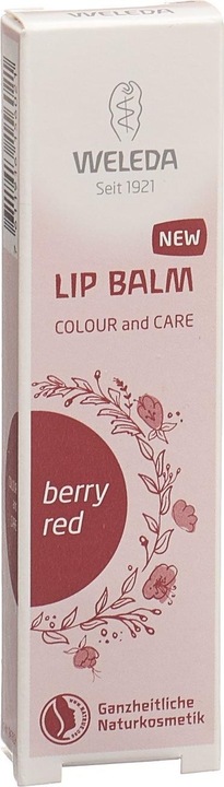Produktbild Weleda Lip Balm Berry Red (getönte Lippenpflege, 10 ml)