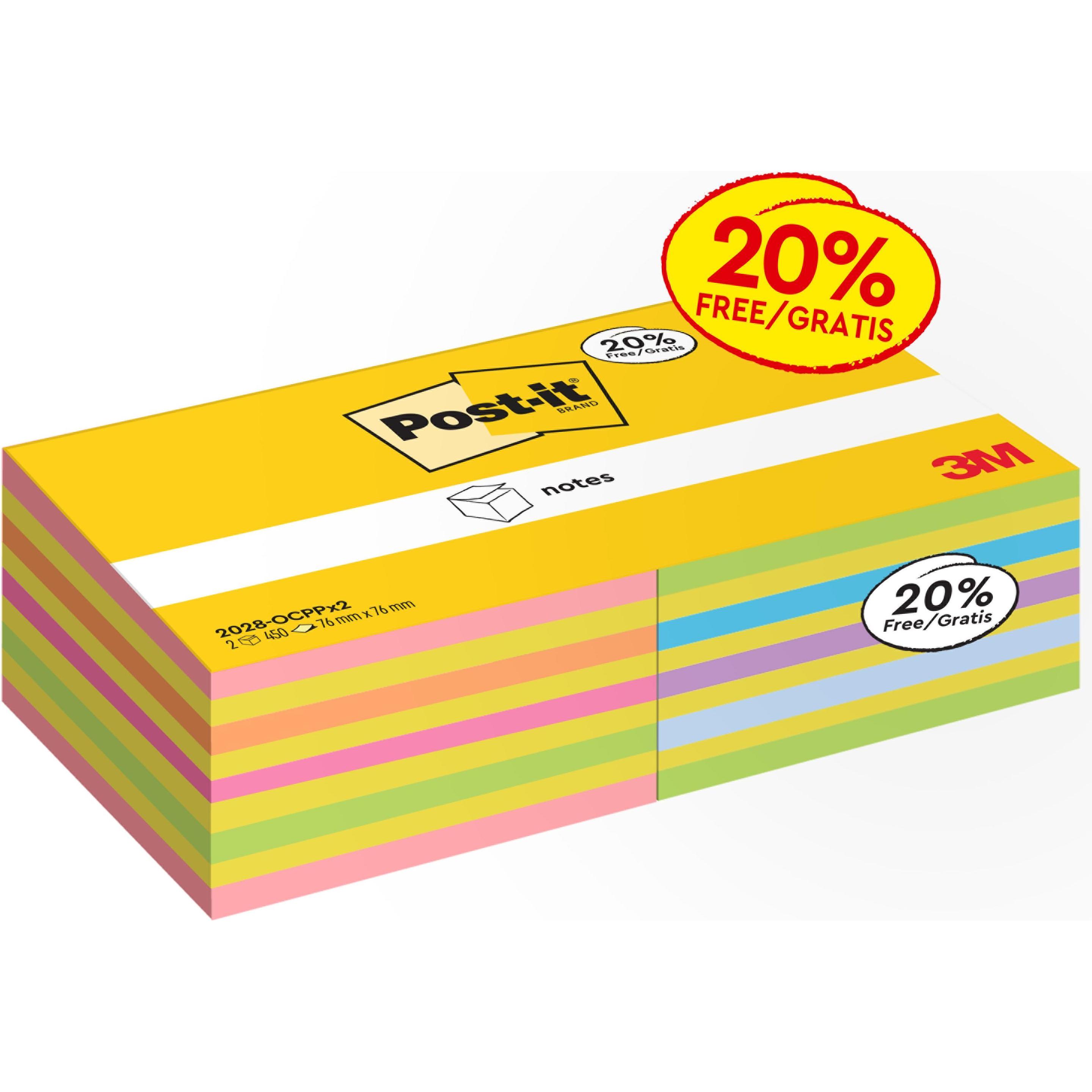 Thumbnail - Post-it, Haftnotiz, Würfel (76 x 76 mm)