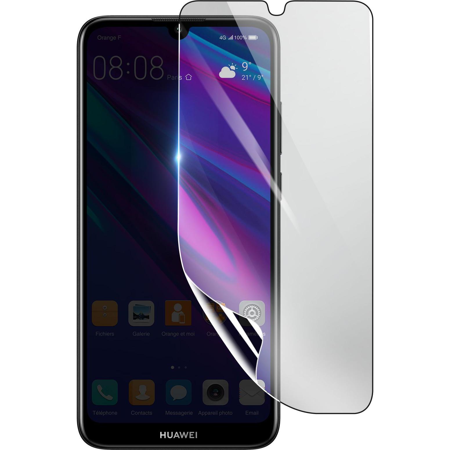 3MK Hydrogel Bildschirmfolie für Huawei Y6 2019 (1 Stück, Huawei Y6 (2019)), Smartphone Schutzfolie, Transparent