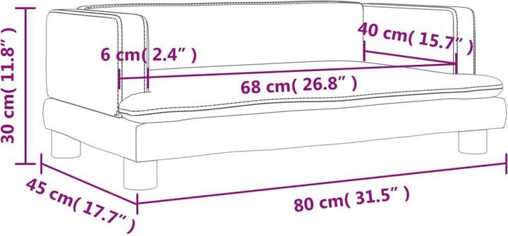 Produktbild vidaXL Shawn (Kindersofa)