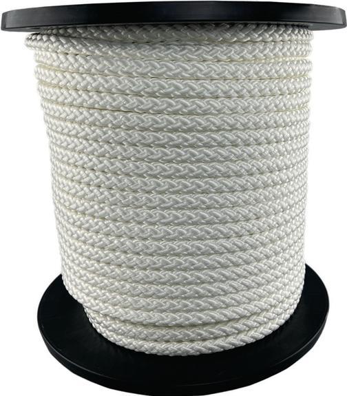 Actual product image Overmann Cord rope wheel Ø 3 mm white solid braiding (100 m)