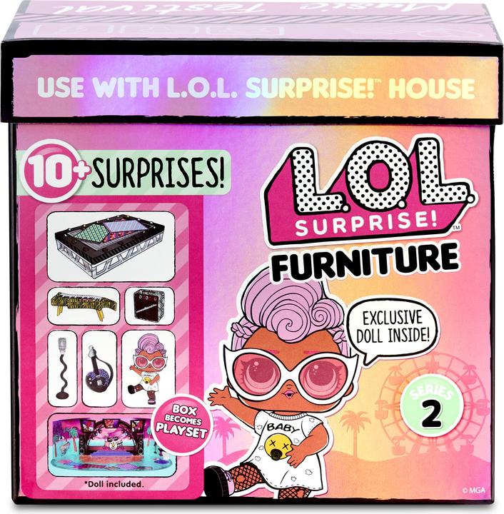 Actual product image L.O.L. Surprise! Furniture- Music Festival with Grunge Grrrl