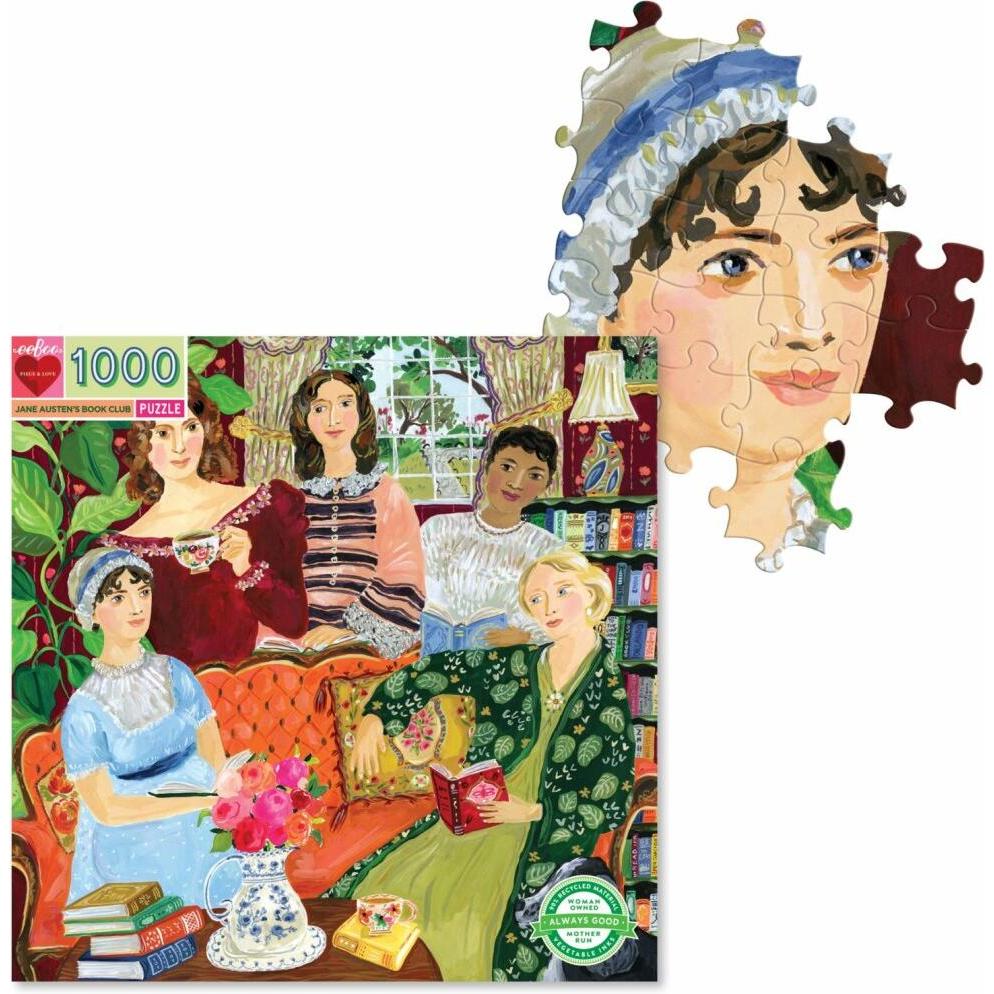 Thumbnail - Eeboo Jane Austen's Book Club Block-Puzzle 1000 Stück(e) Kunst (1000 Teile)