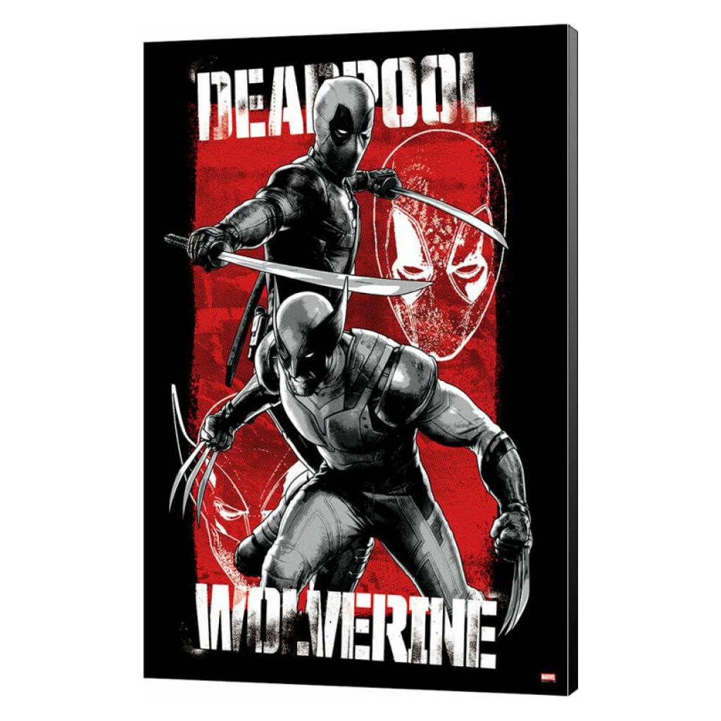 Semic, Foto's, Marvel Houtdruk Deadpool & Wolverine 03 Maximale Inspanning 35 X 50 Cm (35 X 50 Cm)
