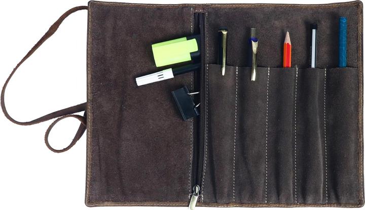 Actual product image Alpenleder Case Gfrett Dark Brown