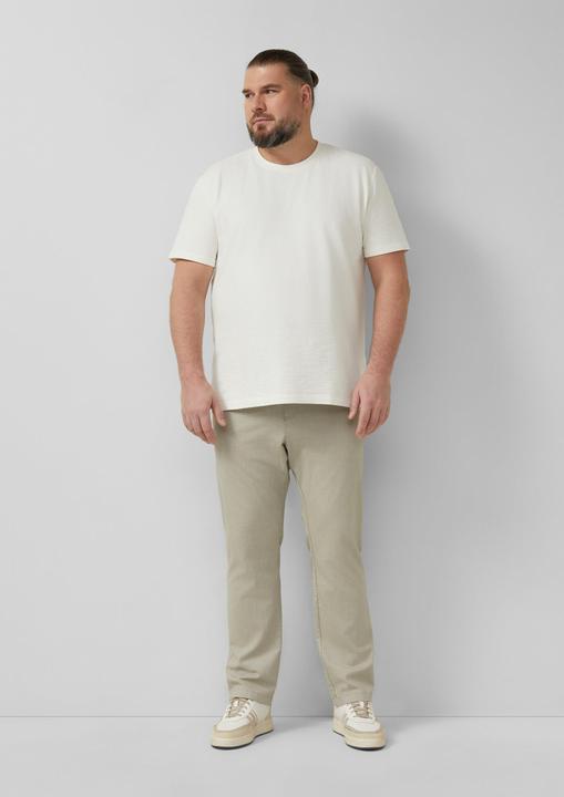 Produktbild s.Oliver Phoenix: Fein gemusterte Chino mit Elastikbund (42)