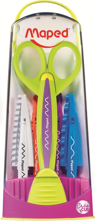 Actual product image Maped Scissors combi box 1xscissor rack 5xinterchangeable blades assorted colours