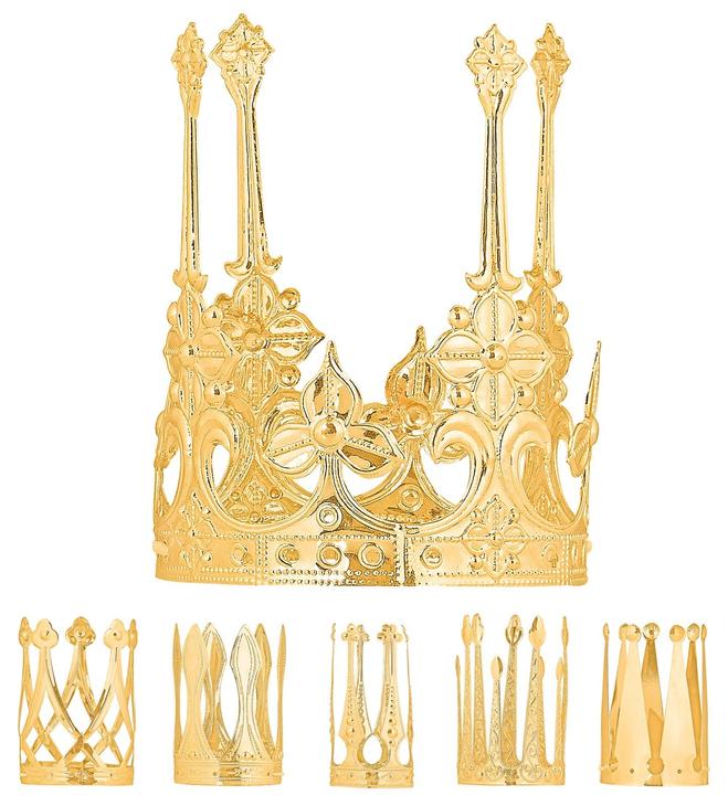 Produktbild Magni Unbekannt Aptafêtes – ac0400 – Krone Prinzessin – Gold/Aluminium – Grösse 5,5 x 11 cm