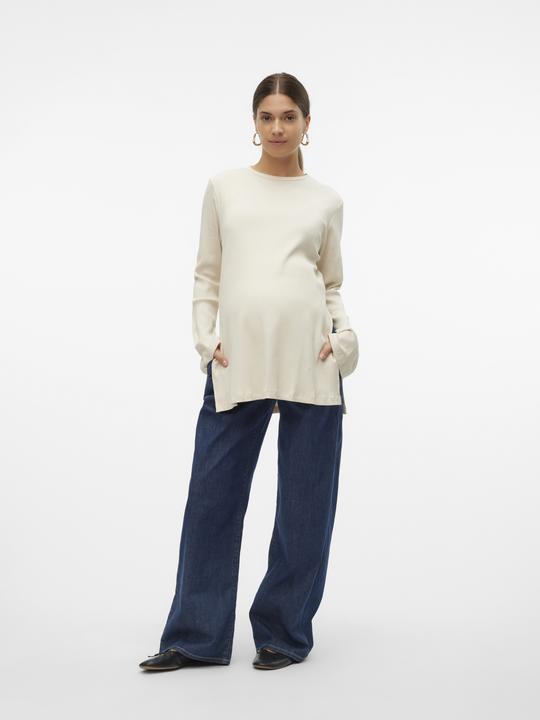 Actual product image Mamalicious Round neck tunic blouse (M)