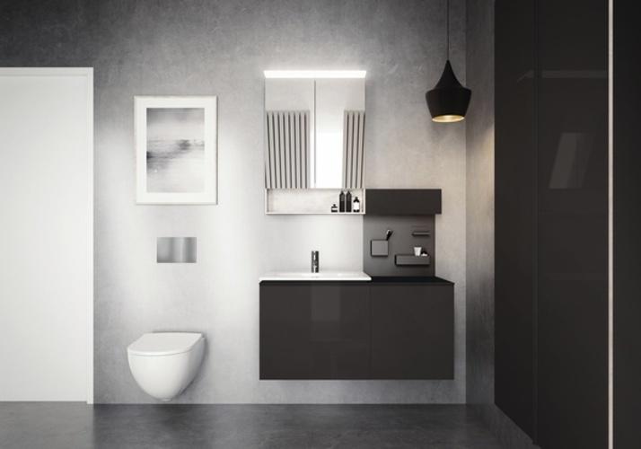 Image du produit Geberit Lavabo pour meuble Acanto Slim 75 x 48 cm blanc 500641012 (1950 mm, 750 mm)