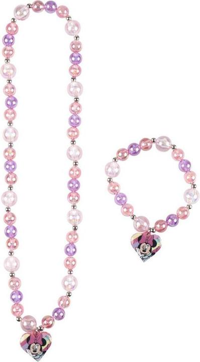 Minnie Mouse Halskette und Armbänder Set 2 Stücke Rosa