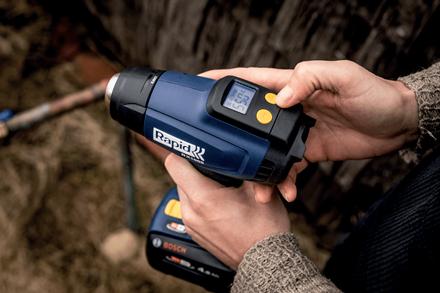 Actual product image Rapid RX1000 cordless hot air gun 18V in case incl. battery and charger