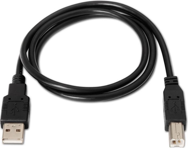 Produktbild Aisens A101-0007 USB Kabel 3 m USB 2.0 USB A USB B Schwarz (3 m, USB 2.0)