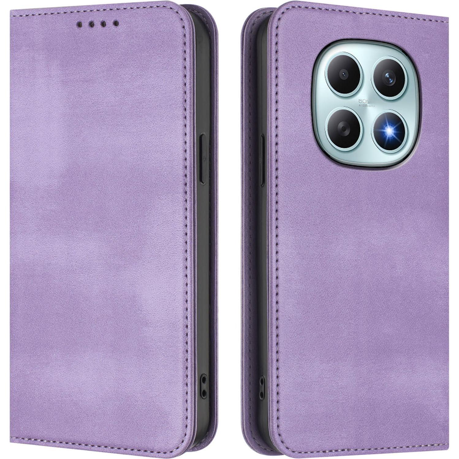 Cover-Discount Xiaomi Redmi Note 15 5G - Flip Case mit RFID Blocker (Xiaomi Redmi 15 5G), Cover smartphone, Viola
