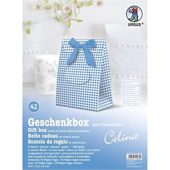 Thumbnail - Ursus, Geschenkverpackung, Geschenkbox Celina 9,5x12,5x5cm VE=5 Stück Motiv: 42 (Geschenkbox, 5 x)