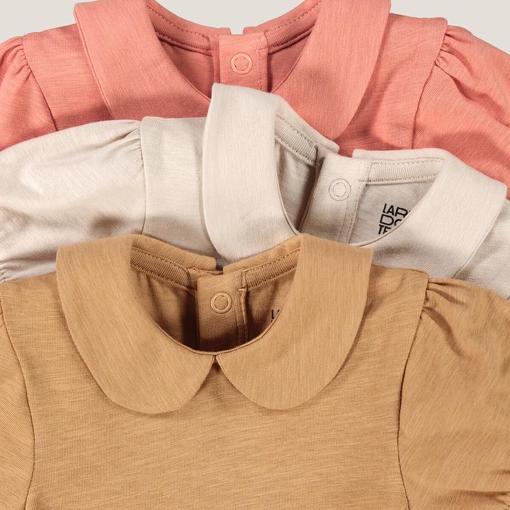 Produktbild La Redoute Collections 3er-Pack Kurzarmbodys mit Bubikragen (62)